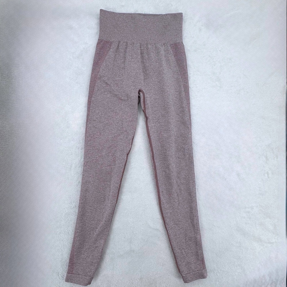 Gymshark Vital Seamless 2.0 Leggings Dusty Purple High Waisted Sz Small Pilates